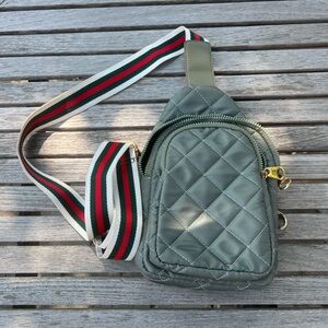 Urban Expressions Ace - quilted nylon sling backpack (Hailey?)